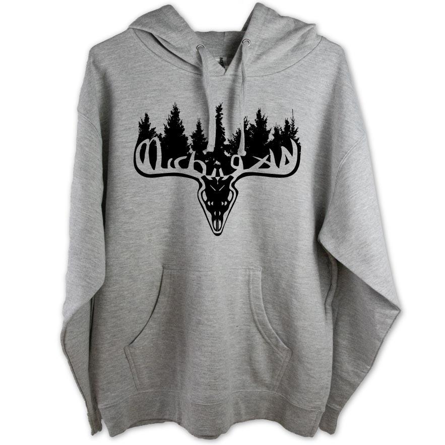 Michigan Buck Hoodie - Michigan Vibes