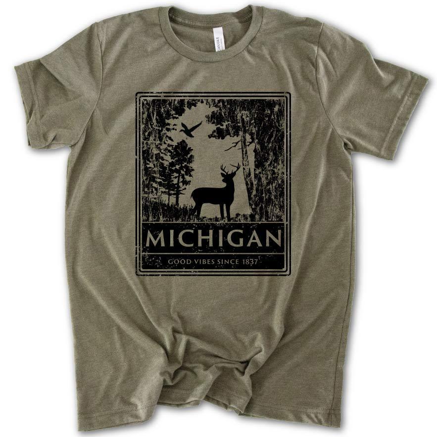 White-tailed Tee - Michigan Vibes