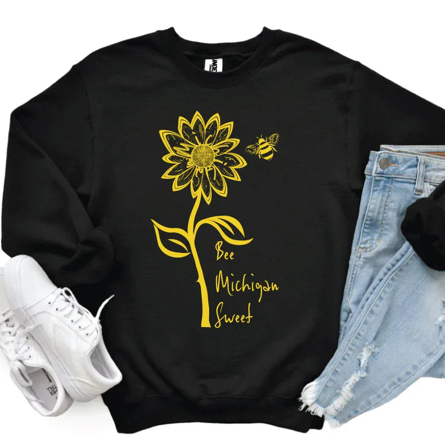 Sweet Michigan Sweatshirt - Michigan Vibes