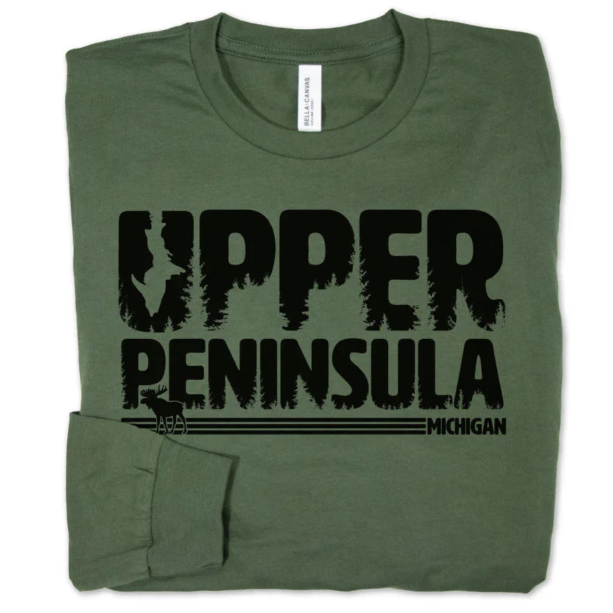 Upper Peninsula long sleeve tee - Michigan Vibes