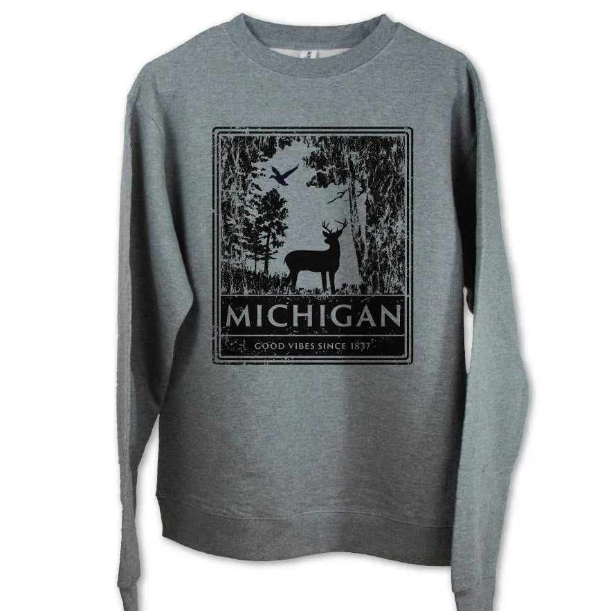 White-tailed Sweatshirt - Michigan Vibes