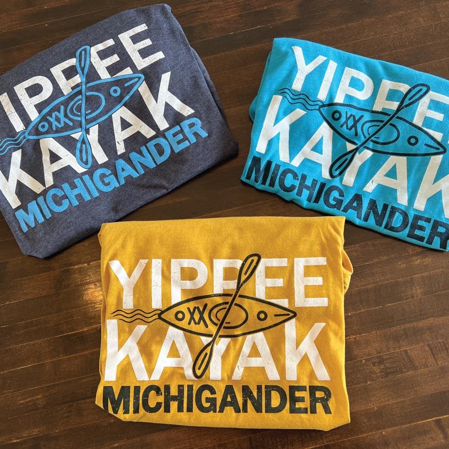 Yippee Kayak Tee - Michigan Vibes