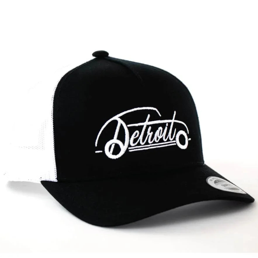 Classic Detroit Retro Trucker Hat - Michigan Vibes