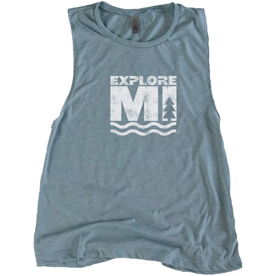 Explore More Muscle Tank - Michigan Vibes