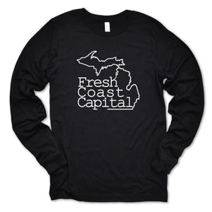 Fresh Coast Capital long sleeve tee - Michigan Vibes