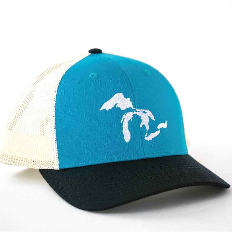 Great Lakes Snapback Trucker Hat - Michigan Vibes