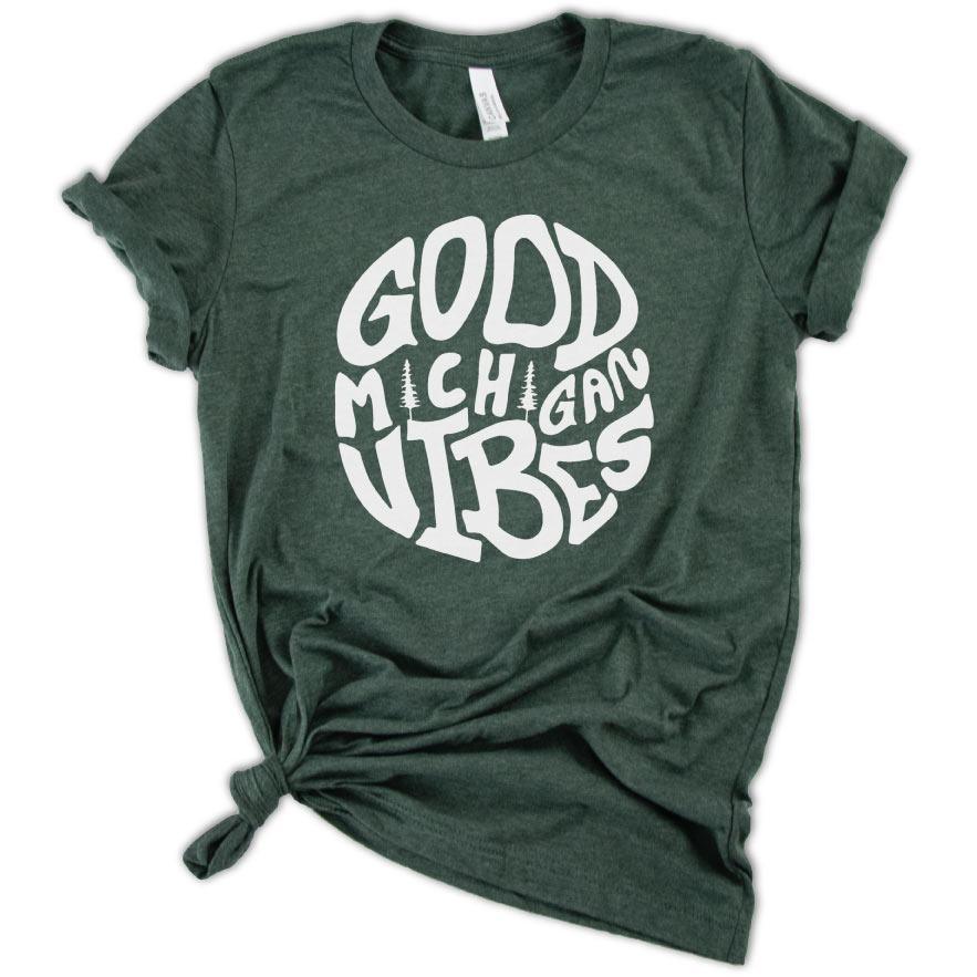 Groovy Vibes Tee - Michigan Vibes