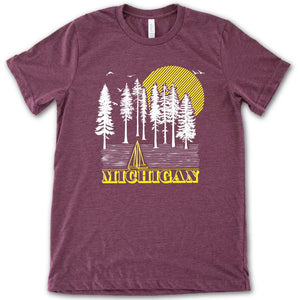 Into the Woods Tee - Michigan Vibes