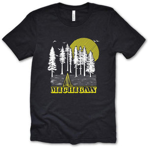 Into the Woods Tee - Michigan Vibes