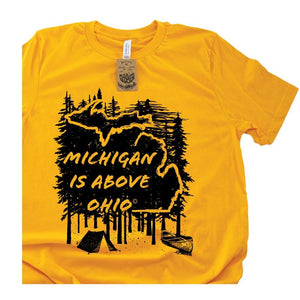 Michigan Above Tee - Michigan Vibes