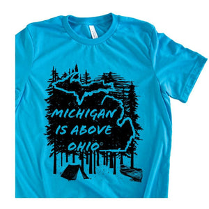 Michigan Above Tee - Michigan Vibes