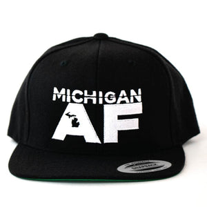 Michigan AF Snapback - Michigan Vibes