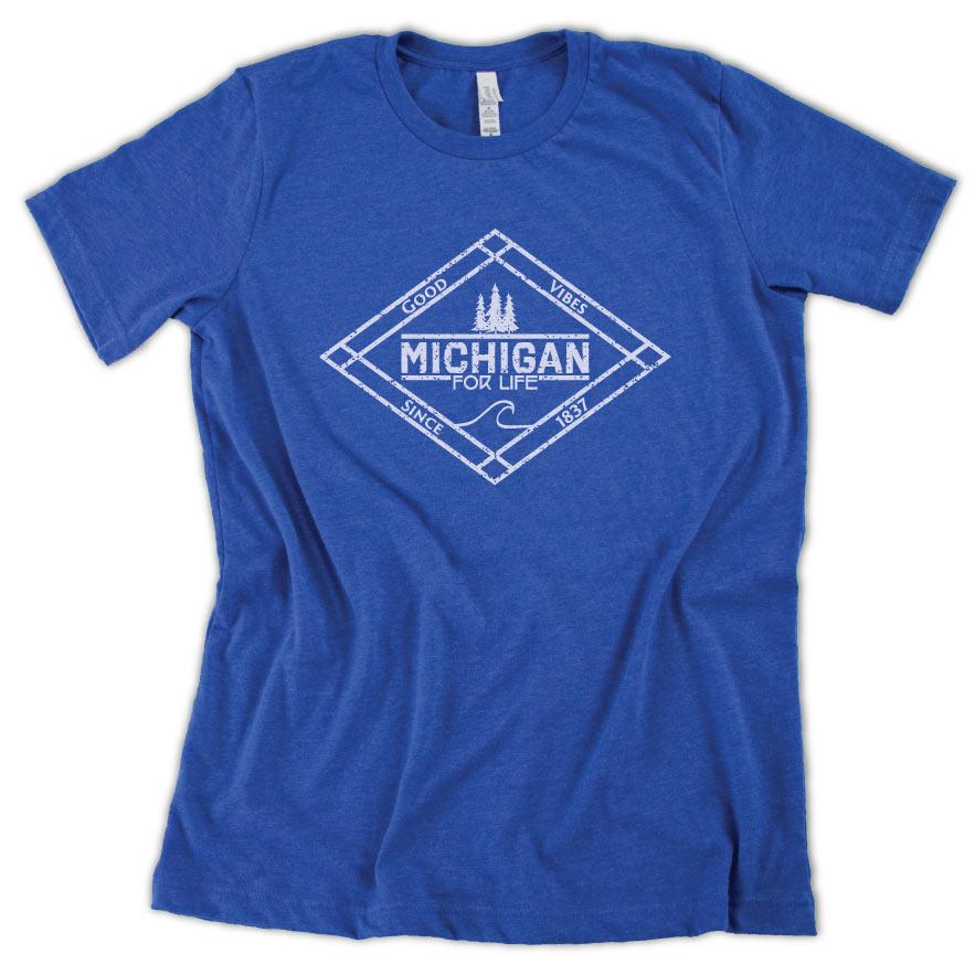 Michigan for Life Tee - Michigan Vibes