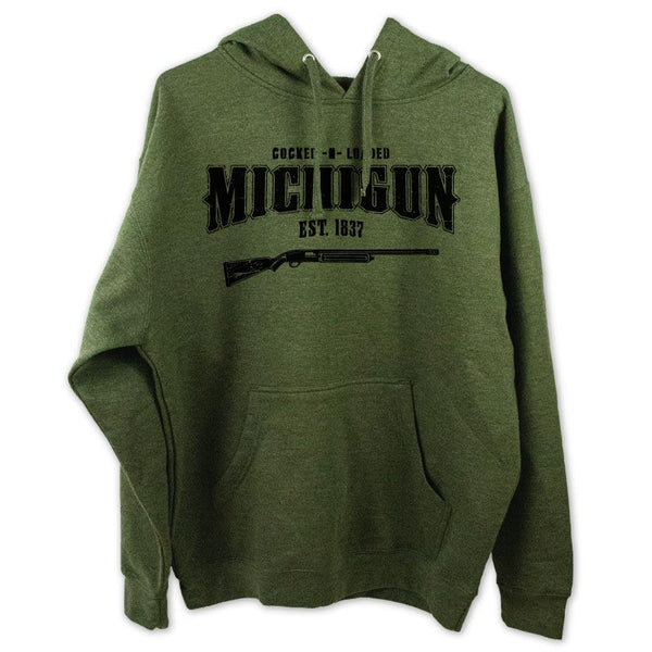 MichiGUN Hooded sweatshirt | Michigan Gun shirts | Michigan Vibes
