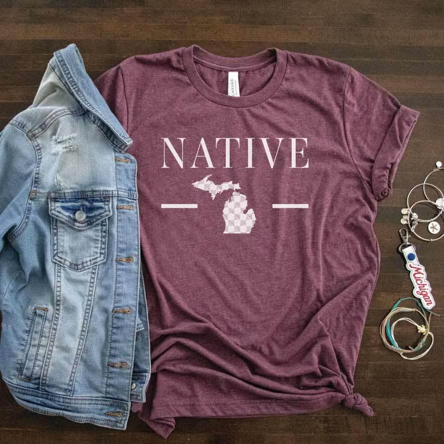 Native One Tee - Michigan Vibes