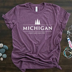 Origin Tee - Michigan Vibes - Forest Michigan shirt