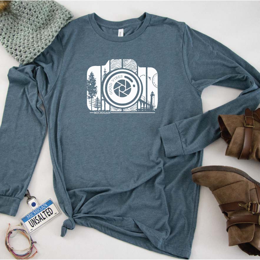 Picture Perfect long sleeve tee - Michigan Vibes