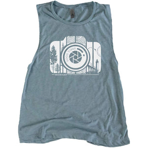 Picture Perfect Muscle Tank - Michigan Vibes