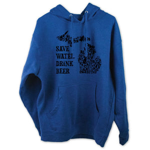 Save the Water Hoodie - Michigan Vibes