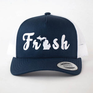 The Fresh Retro Trucker Hat - Michigan Vibes